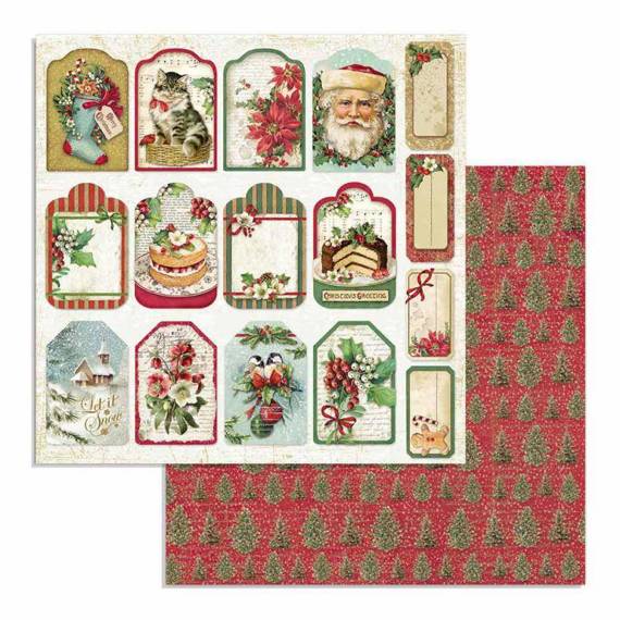 Craft Oclock X Cm Doppelseitig Scrapbooking Papier G Christmas