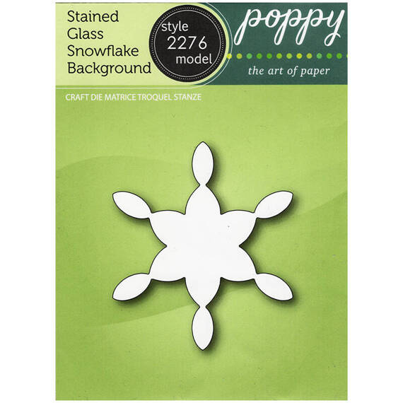 Stanzform Präge Stanzschablone Cutting Die - Poppystamps - Snowflake ...