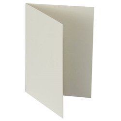  RzP - Leere Kartenbasis - Blanko Karte zum Basteln A5 14,8x21cm  - Creme