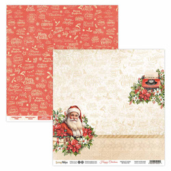 30x30cm doppelseitig Scrapbooking Papier - SCRAPBOYS - Happy Christmas 01