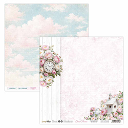 30x30cm doppelseitig Scrapbooking Papier - SCRAPBOYS - Sweet Peonies 01