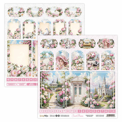 30x30cm doppelseitig Scrapbooking Papier - SCRAPBOYS - Sweet Peonies 06