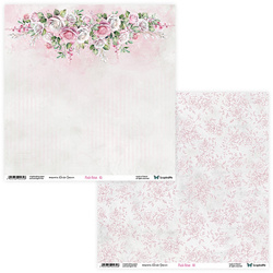 30x30cm doppelseitig Scrapbooking Papier - ScrapAndMe - Pink Roses 05/06