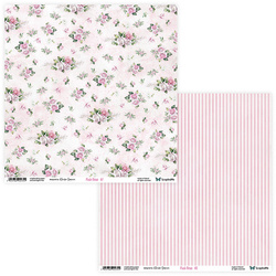 30x30cm doppelseitig Scrapbooking Papier - ScrapAndMe - Pink Roses 07/08