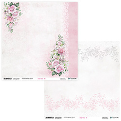 30x30cm doppelseitig Scrapbooking Papier - ScrapAndMe - Pink Roses 09/10
