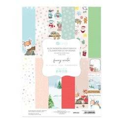 A4 kreativer Papierblock mit ausgeschnittenen Elementen - DP Craft - Funny Winter