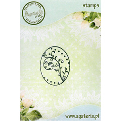 AGATAERIA - Transparent Stempel Motivstempel Clear Stamp -  Easter egg, Osterei 3 - Motiv