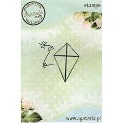 AGATERIA- Transparent Stempel Motivstempel Clear Stamp - Kite - Drachen