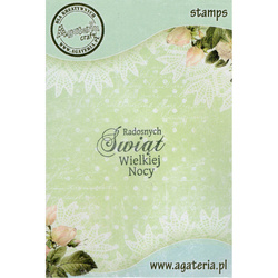 AGATERIA - Transparent Stempel Motivstempel Clear Stamp ,Radosnych świąt...2 - Untertitel PL