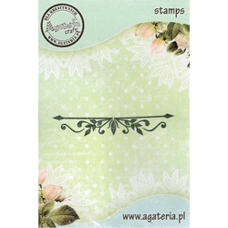 AGATERIA - Transparent Stempel Motivstempel - Decor 1, Dekor