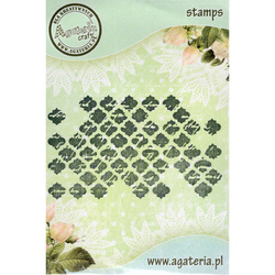 AGATERIA - Transparent Stempel Motivstempel - Moroccan clover 3, Marokkanischer Klee 3