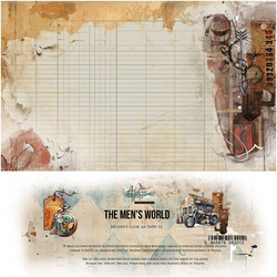 ALCHEMY OF ART 24Blatt 15x15cm doppelseitig Scrapbooking Papier, The Men's World