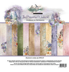 ART ALCHEMY 6Blatt 30x30cm doppelseitig Scrapbooking Papier 250g, The Provence Weekend