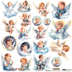 AUFKLEBER Dekor Stickers - ScrapLove - Engel 3