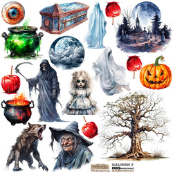 AUFKLEBER Dekor Stickers - ScrapLove - Halloween 2