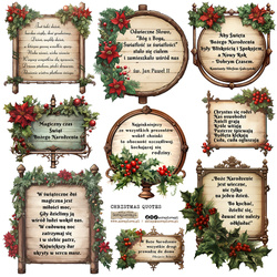 AUFKLEBER - ScrapLove - Christmas Quotes 1 - Weihnachten Zitate 1