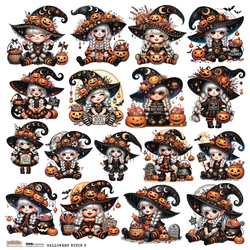 AUFKLEBER - ScrapLove - Halloween Witch 2