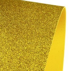 BASTELSCHAUM Glitter 2mm/20x30 cm - gold 1 Stk.