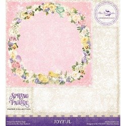 BLUE FERN STUDIOS 30x30cm doppelseitig Scrapbooking Craft Papier, Joyful Spring