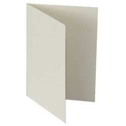 Blanko Karten 11,4x16,2 C6 Klappkarten Doppelkarten Faltkarten - creme