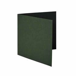 Blanko Karten 14x14 cm quadratisch Klappkarten Doppelkarten Faltkarten - Grün