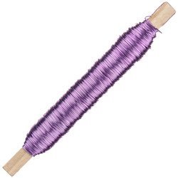 Blumendraht am Stiel - Lavendel 0.5mm 100g
