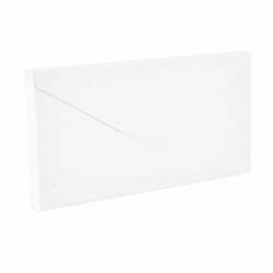 Box, Umschlag 3D DL weiß11x22x1,5 - RzP