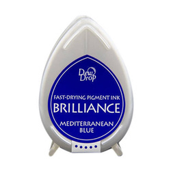 Brilliance Drop TSUKINEKO - Mittelmeerblau - Tsukineko