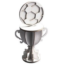 CHAMPION - 3D-Pokal mit WYC-Ball