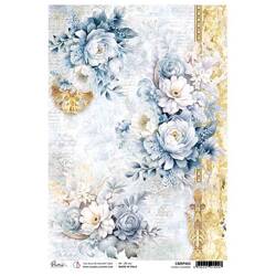 CIAO BELLA Reispapier Decoupage Bastelpapier Softpapier, Floral Elegance