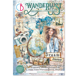 CIAO BELLA Satz doppelseitigen Scrapbooking Papier A4 - Wanderlust