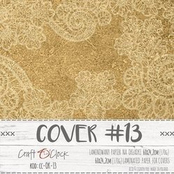 CRAFT OCLOCK laminierte Scrapbooking Album Cover Hintergrund Papier 60x24cm 13XL