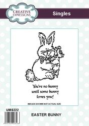 CREATIVE EXPRESSIONS Transparenten Stempel Motivstempel - Easter Bunny Osterhase