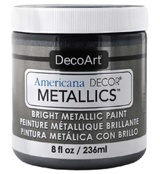 DECOART - Americana Decor Metallics Farbe - Obsidian 236 ml