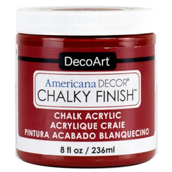 DECOART Chalky Finish Kreidefarbe Kreide Farbe Möbelfarbe Estate 236 ml - Eisenrot