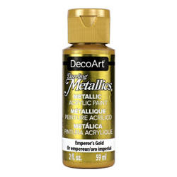 DECOART Dazzling Metallics Acrylic Paint, Acrylfarbe - Emperor's Gold  59 ml