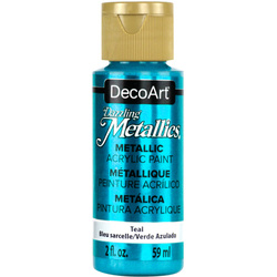 DECOART Dazzling Metallics Acrylic Paint, Acrylfarbe - Teal 59 ml 
