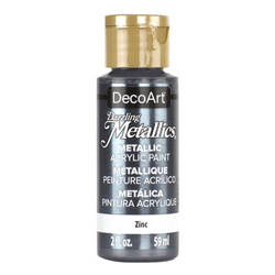 DECOART Dazzling Metallics Acrylic Paint, Acrylfarbe - Zinc 59 ml