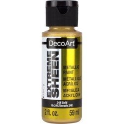 DECOART Extreme Sheen Farbe Acrylfarben Metallic Efffekt 59 ml, 24K Gold