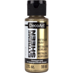 DECOART Extreme Sheen Farbe Acrylfarben Metallic Efffekt 59 ml, Champagne Gold