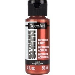 DECOART Extreme Sheen Farbe Acrylfarben Metallic Efffekt 59 ml, Copper