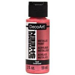 DECOART Extreme Sheen Farbe Acrylfarben Metallic Efffekt 59 ml, Coral