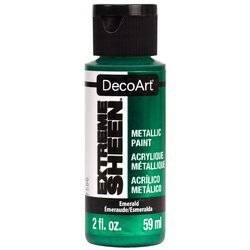 DECOART Extreme Sheen Farbe Acrylfarben Metallic Efffekt 59 ml, Emerald