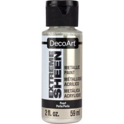 DECOART Extreme Sheen Farbe Acrylfarben Metallic Efffekt 59 ml, Pearl