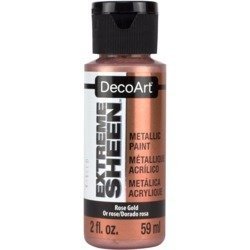 DECOART Extreme Sheen Farbe Acrylfarben Metallic Efffekt 59 ml, Rose Gold