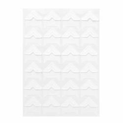 DPCRAFT - Fotoecken selbstklebend - weiß 48 StK