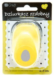 DPCRAFT Motivlocher Scrapbooking Motivstanzer Stanzer Hebelstanzer, 2.5cm Ei