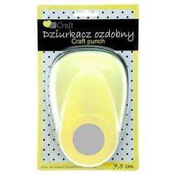 DPCRAFT Motivlocher Scrapbooking Motivstanzer Stanzer Hebelstanzer, 7.5cm Kreis