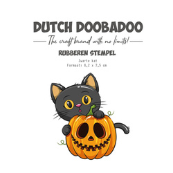 DUTCH DOOBADOO - Gummistempel - Black Cat