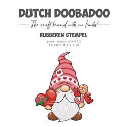 DUTCH DOOBADOO - Gummistempel - Gnome Boy Love